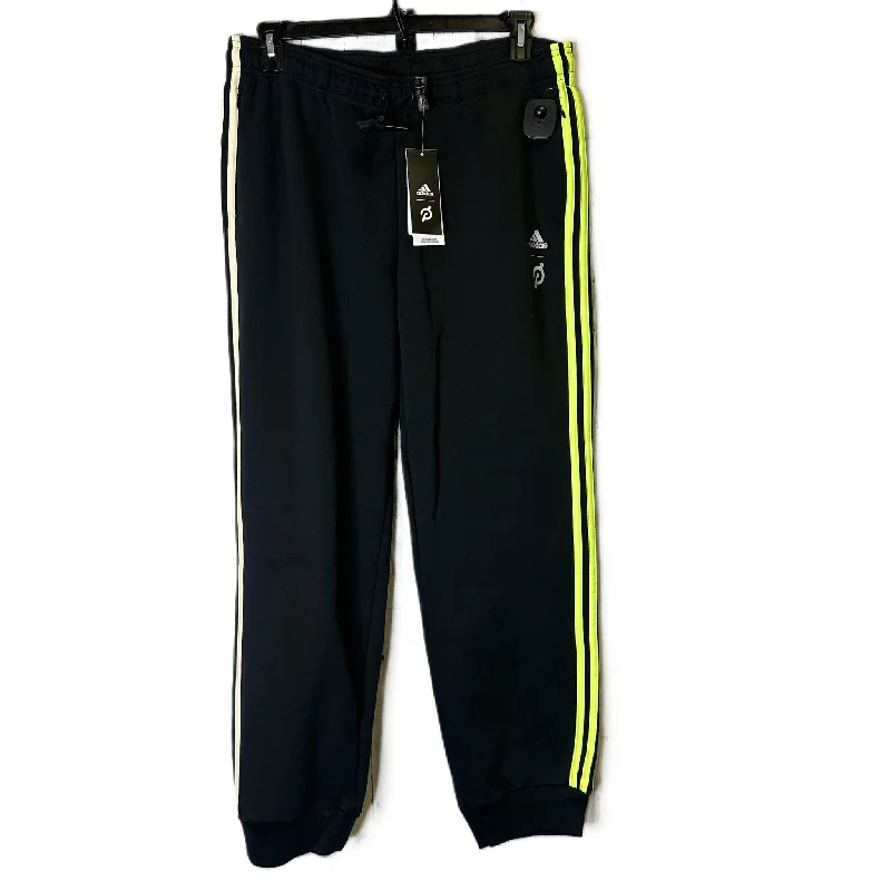 Black Athletic Pants By Adidas, Size: L