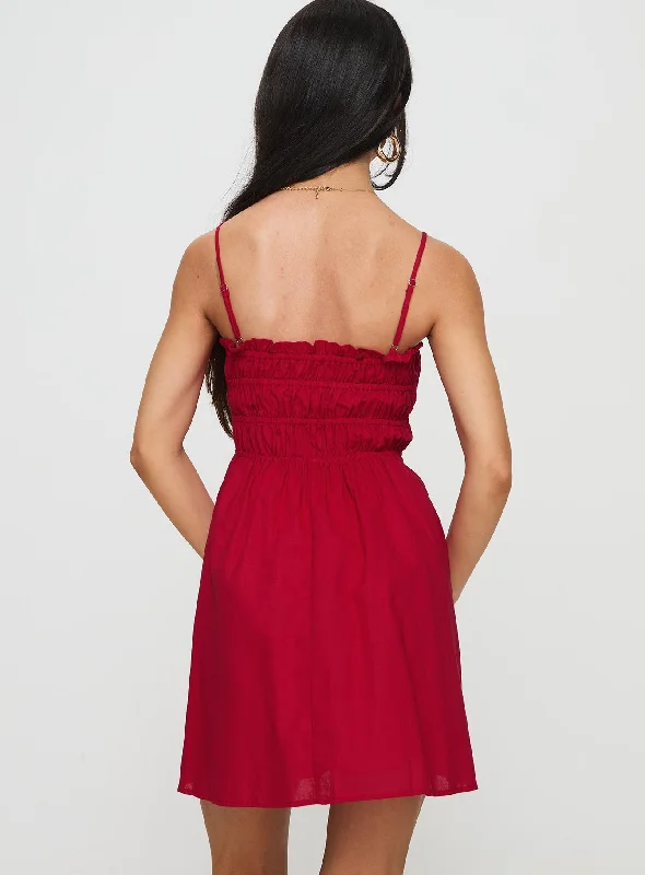 Ketzia Mini Dress Red