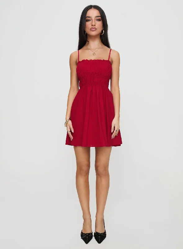 Ketzia Mini Dress Red