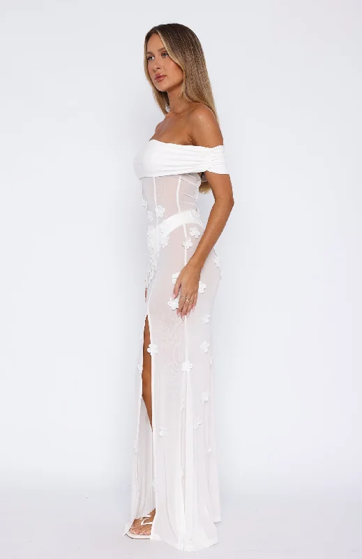 Loved The Most Maxi Dress White