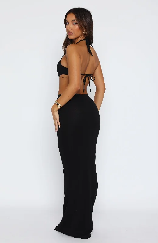 Soft Sands Maxi Dress Black