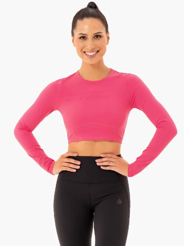 Sola Long Sleeve Top - Pink