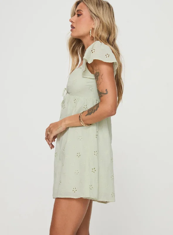 Staban Mini Dress Sage