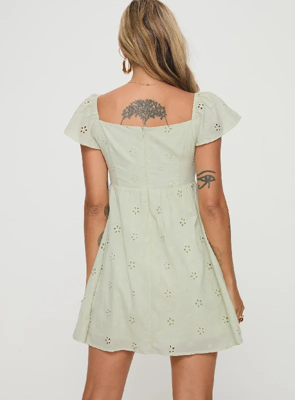 Staban Mini Dress Sage