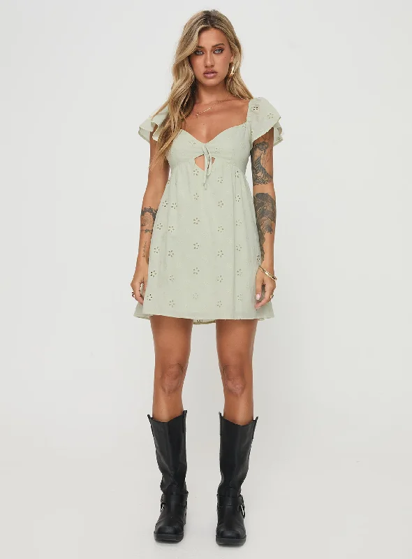 Staban Mini Dress Sage