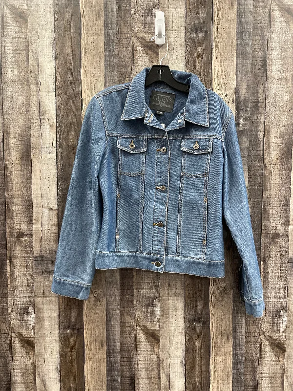 Blue Denim Jacket Denim Guess, Size L