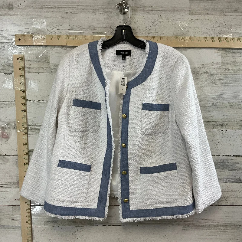 Blue & White Jacket Other Talbots, Size 14