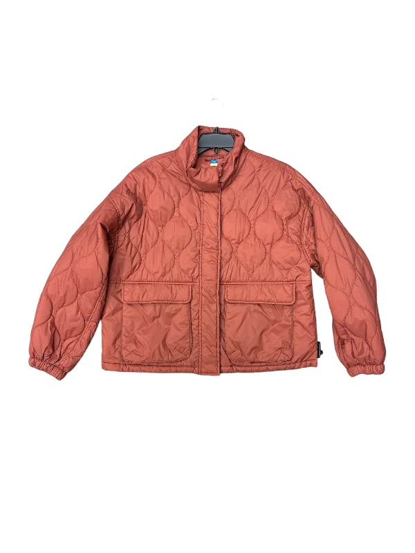 Orange Jacket Puffer & Quilted Old Navy, Size M