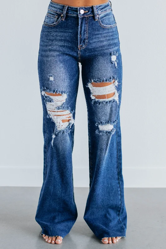 Georgia Risen Jeans - Dark Wash