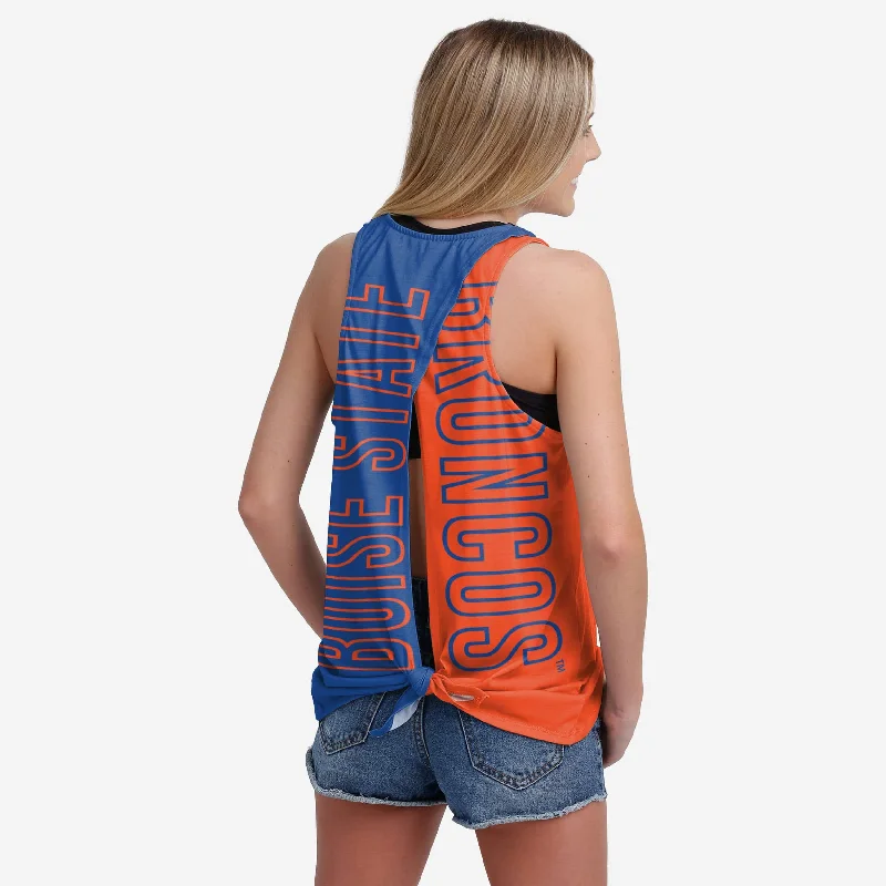 Boise State Broncos Womens Tie-Breaker Sleeveless Top