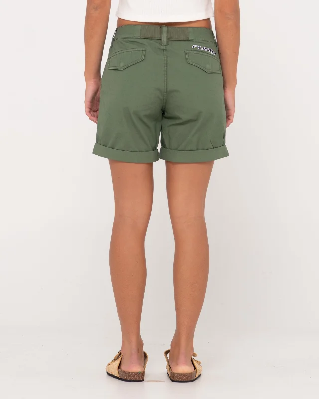 Cadet Low Rise Canvas Short