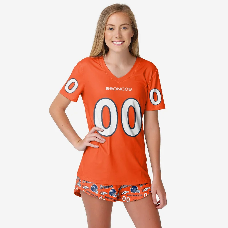 Denver Broncos Womens Gameday Ready Pajama Set