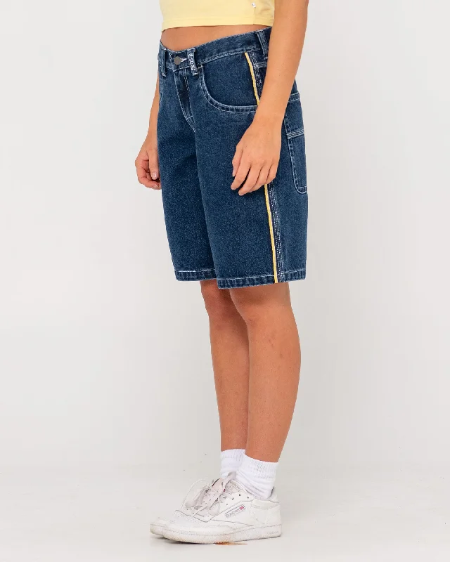 Flip Mommy Low Rise Wide Leg Denim Short