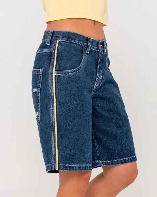 Flip Mommy Low Rise Wide Leg Denim Short