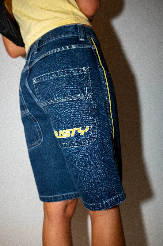 Flip Mommy Low Rise Wide Leg Denim Short