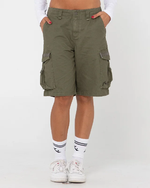 Tank Girl Low Rise Loose Fit Cargo Short