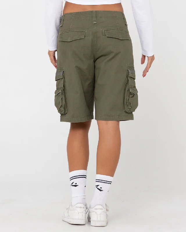 Tank Girl Low Rise Loose Fit Cargo Short