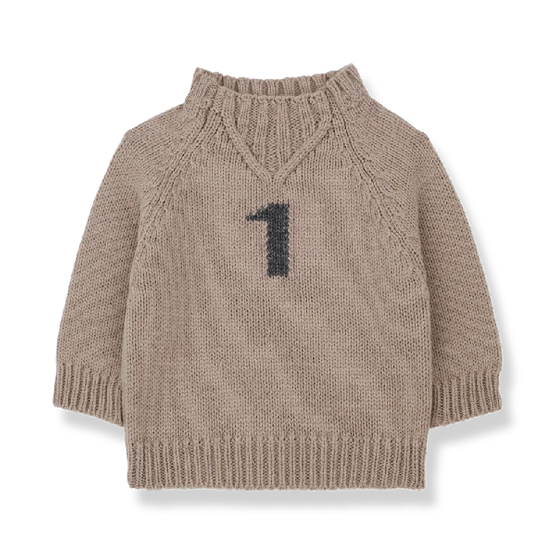 One more in the family Leo number one old-rose Sweater