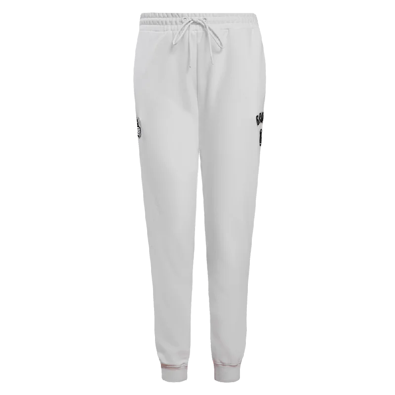 NBA BROOKLYN NETS CLASSIC WOMEN'S SWEATPANT (WHITE)