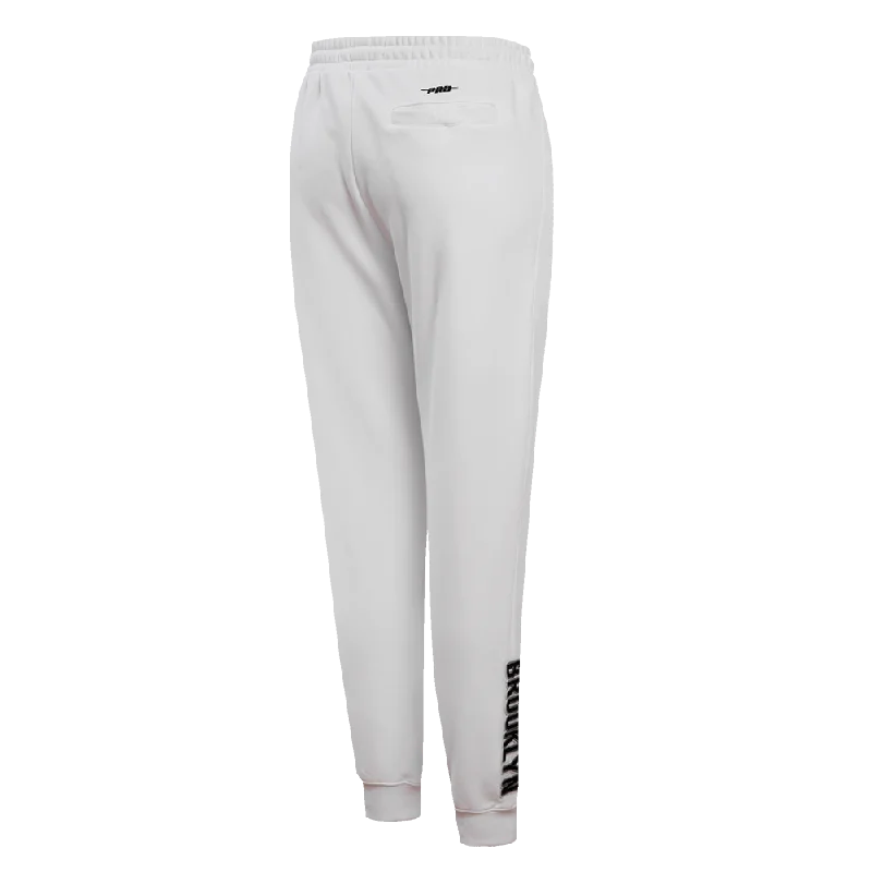 NBA BROOKLYN NETS CLASSIC WOMEN'S SWEATPANT (WHITE)