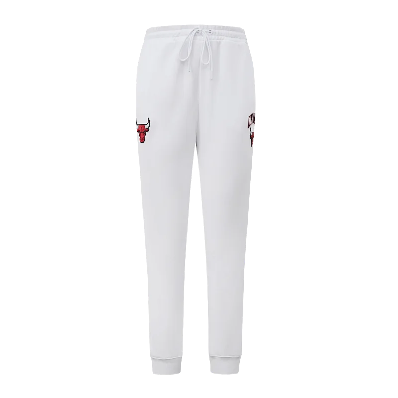 NBA CHICAGO BULLS CLASSIC WOMEN'S SWEATPANT (WHITE)