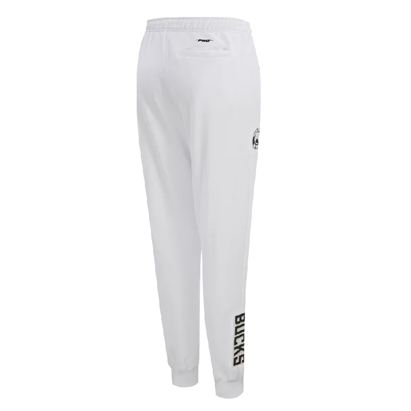 NBA MILWAUKEE BUCKS CLASSIC WOMEN'S SWEATPANT (WHITE)