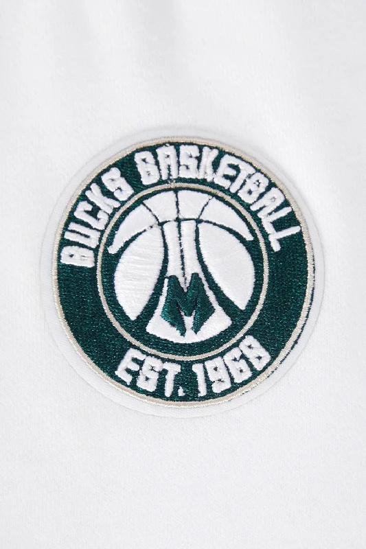 NBA MILWAUKEE BUCKS CLASSIC WOMEN'S SWEATPANT (WHITE)