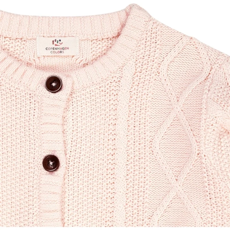 Copenhagen Colors Soft Pink Knit Cardigan