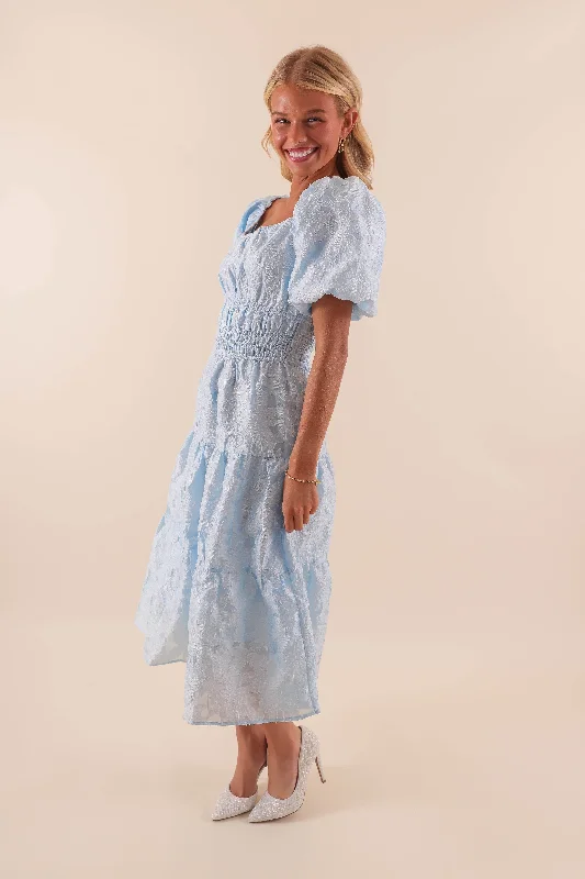 Review My Plans Dress-Sky Blue