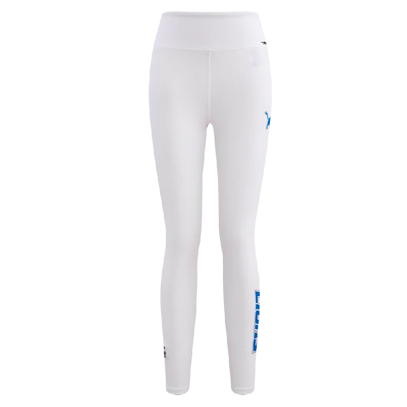 NFL DETROIT LIONS CLASSIC WOMEN'S JERSEY LEGGING (WHITE)