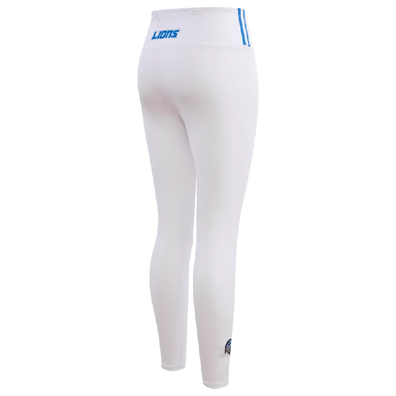 NFL DETROIT LIONS CLASSIC WOMEN'S JERSEY LEGGING (WHITE)