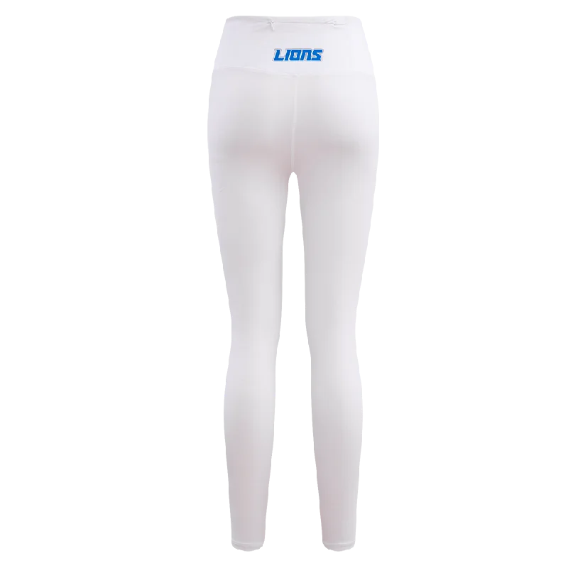 NFL DETROIT LIONS CLASSIC WOMEN'S JERSEY LEGGING (WHITE)