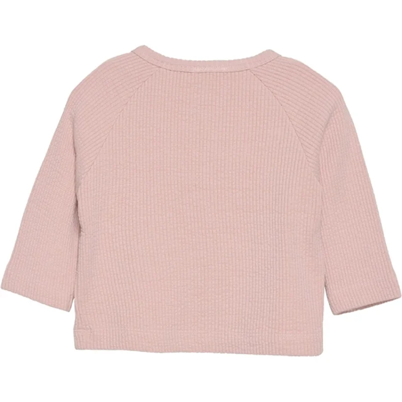 FIXONI Misty Rose Cardigan Waffle