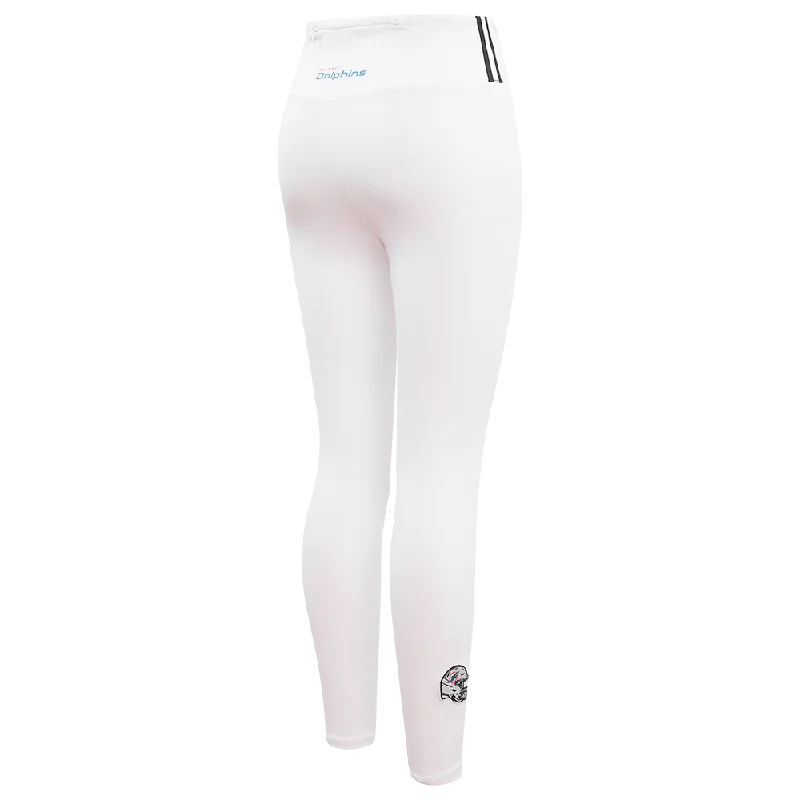 NFL MIAMI DOLPHINS CLASSIC WOMEN'S JERSEY LEGGING (WHITE)