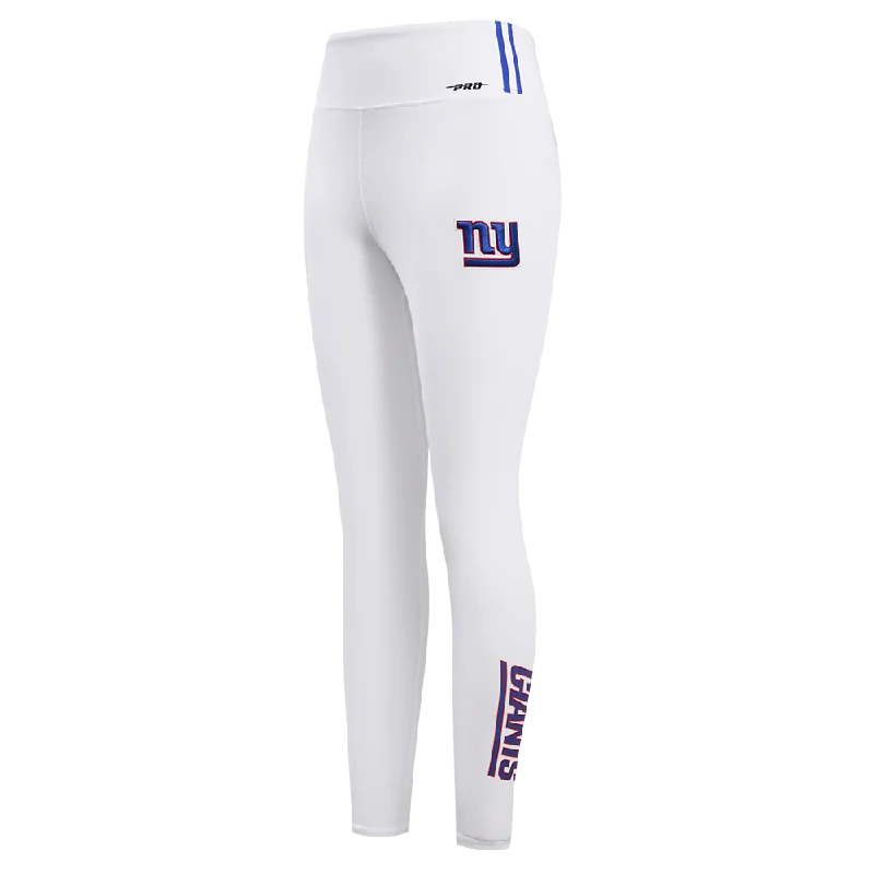 NFL NEW YORK GIANTS CLASSIC WOMEN'S JERSEY LEGGING (WHITE)