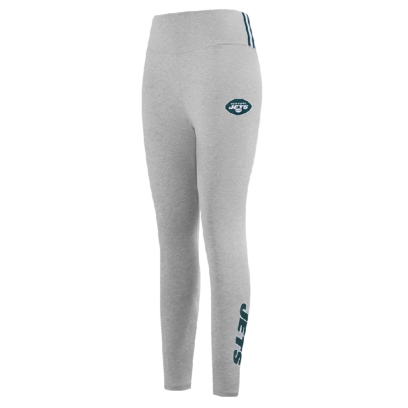 NFL NEW YORK JETS CLASSIC WOMEN'S JERSEY LEGGING (HEATHER GREY)