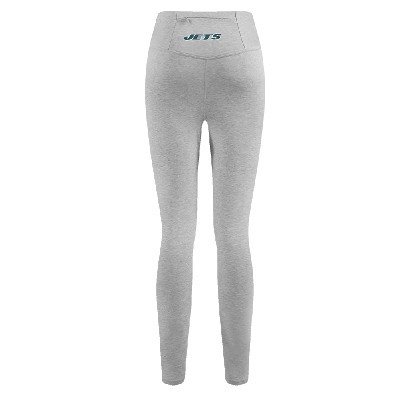 NFL NEW YORK JETS CLASSIC WOMEN'S JERSEY LEGGING (HEATHER GREY)