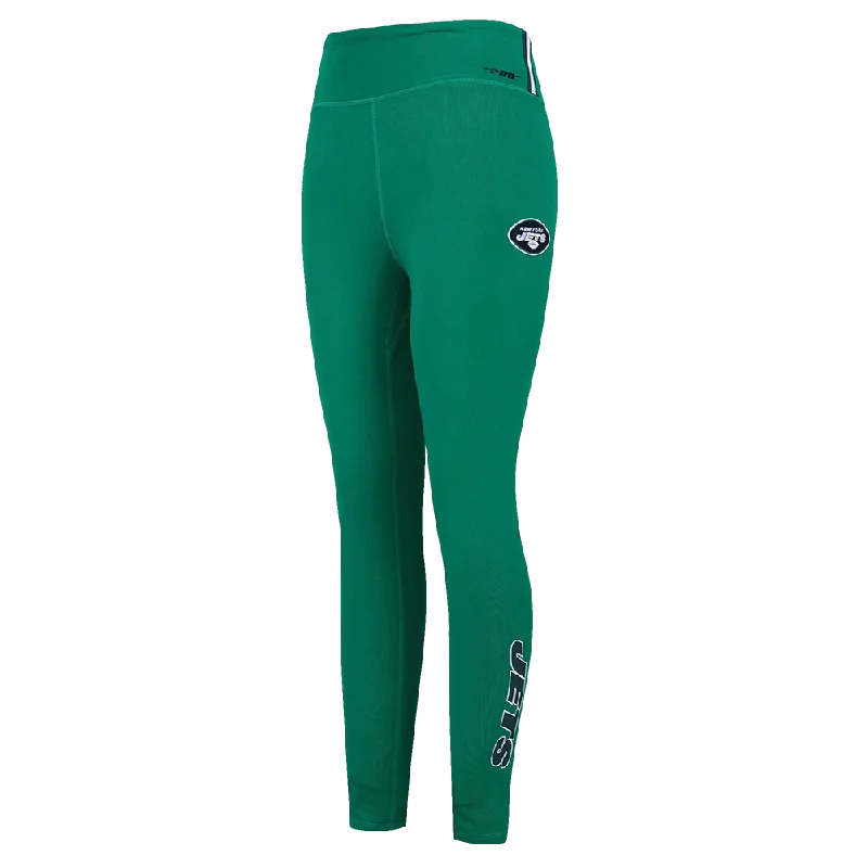 NFL NEW YORK JETS CLASSIC WOMEN'S JERSEY LEGGING (KELLY GREEN)