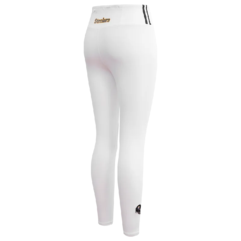 NFL PITTSBURGH STEELERS CLASSIC WOMEN'S JERSEY LEGGING (WHITE)