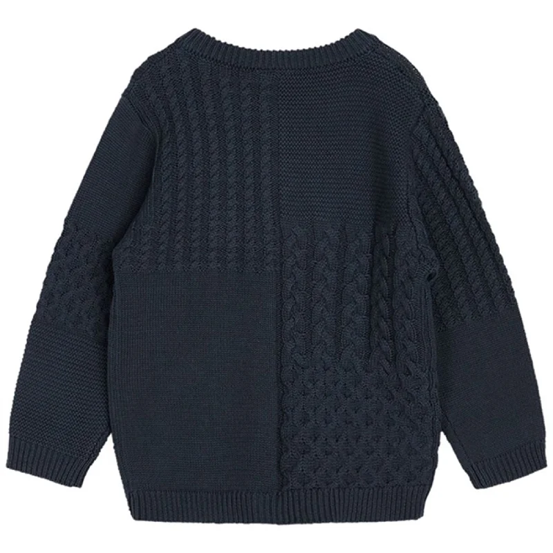 Hust & Claire Mini Blue Night Charli Knit Cardigan