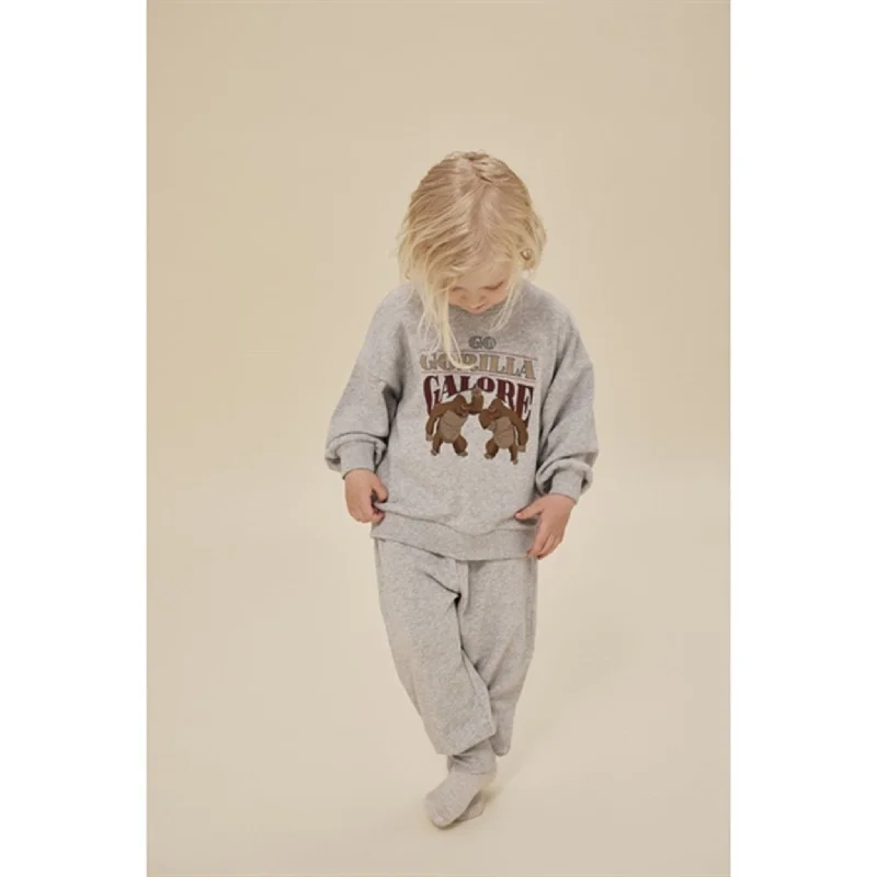 Konges Sløjd Grey Melange Loupy Lou Sweatshirt