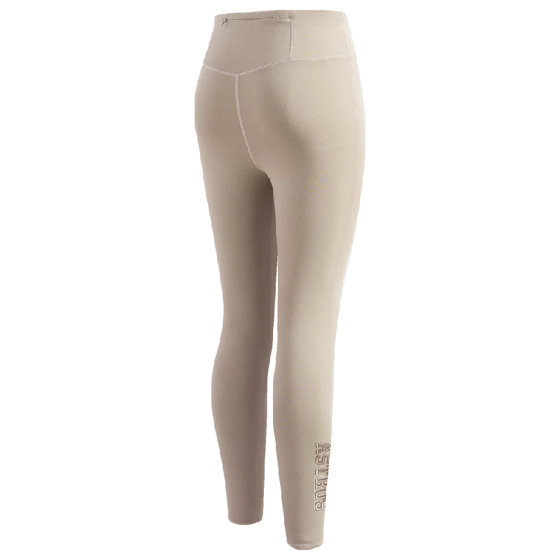 MLB HOUSTON ASTROS NEUTRAL WOMEN'S JERSEY LEGGING (TAUPE)