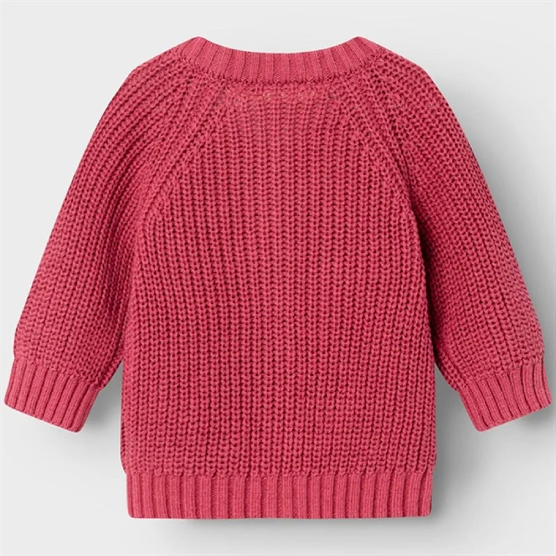 Lil'Atelier Dry Rose Emlen Knit Cardigan