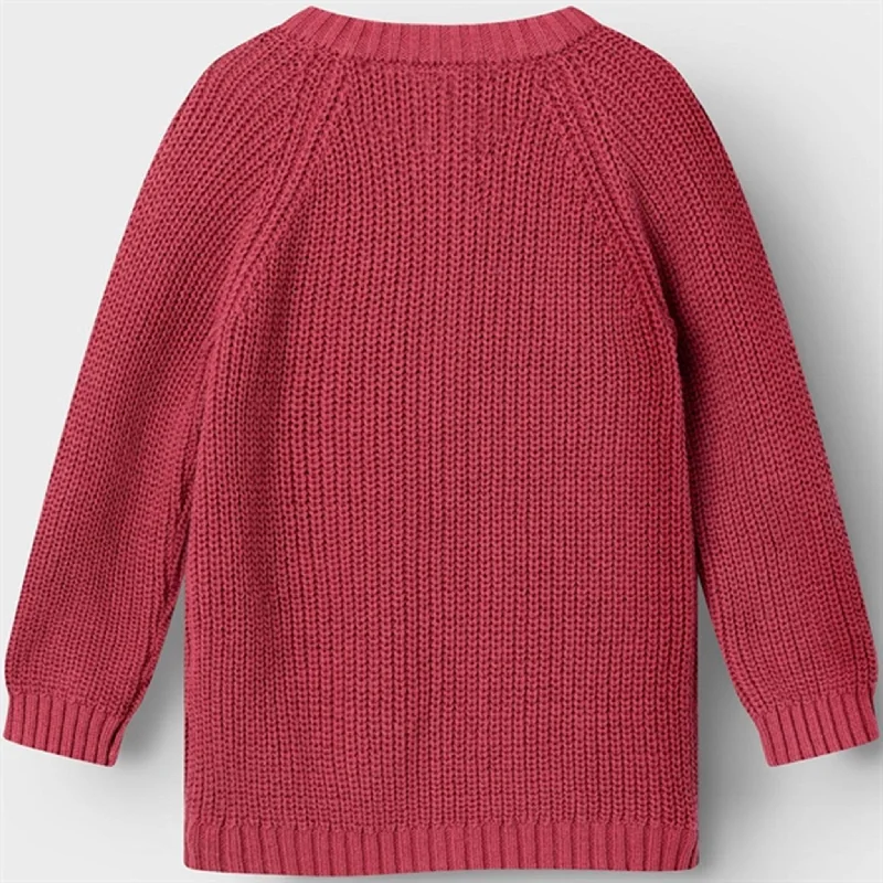 Lil'Atelier Dry Rose Emlen Knit Cardigan