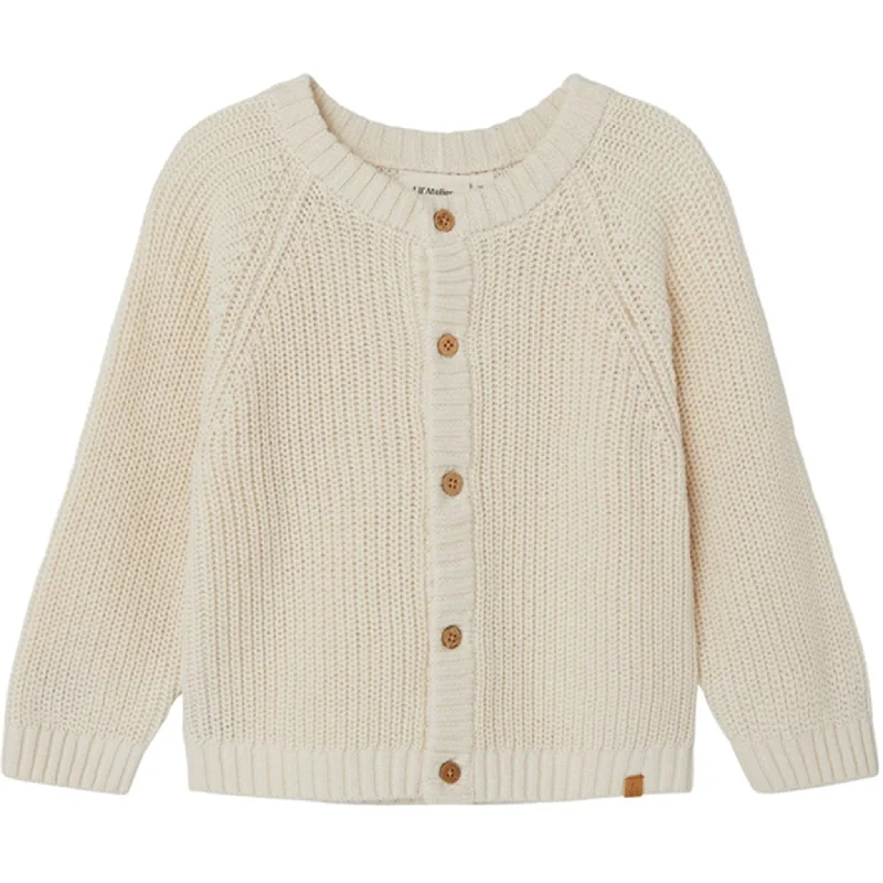 Lil'Atelier Turtledove Nemlem Din Knit Cardigan