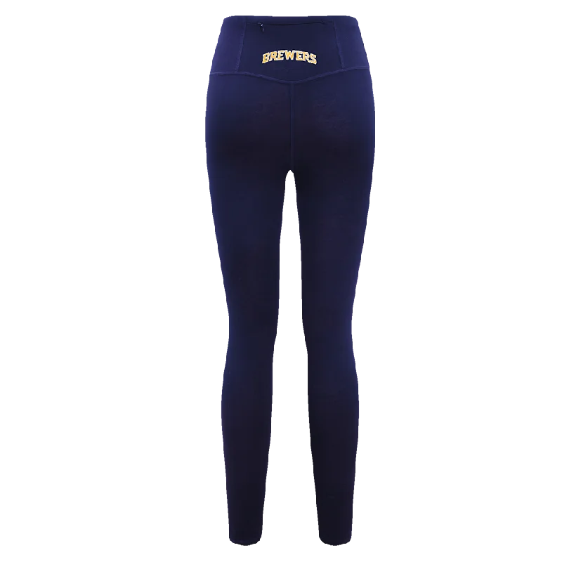 MLB MILWAUKEE BREWERS CLASSIC WOMEN'S JERSEY LEGGING (MIDNIGHT NAVY)