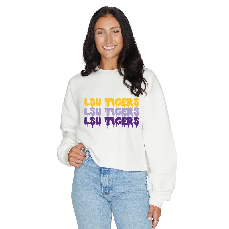 LSU Drip Crewneck