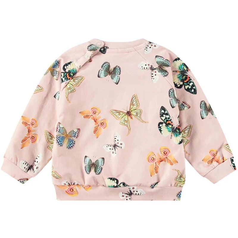 Molo Blush Papillions Disc Crewneck