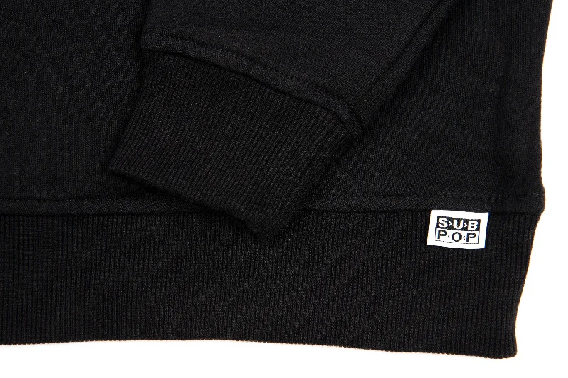 Sub Fuzz Sweatshirt Black w/Autumn Orange