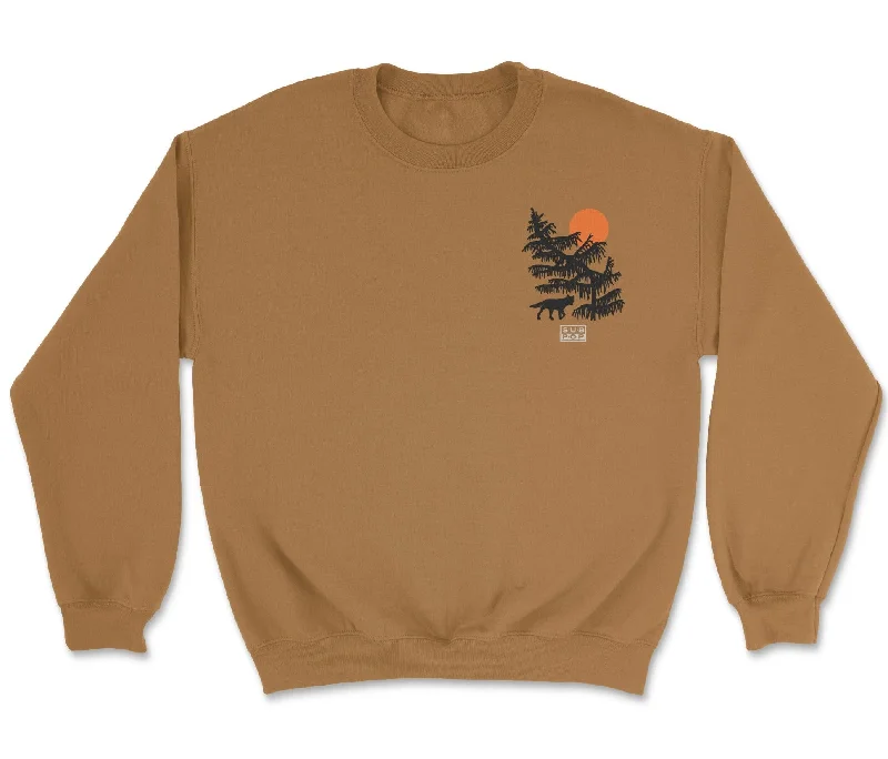 Wolves Camel Crew Sweatshirt